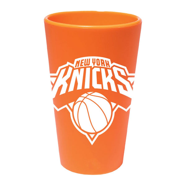 New York Knicks Color 16 oz Silicone Pint Glass