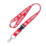 Wholesale-Houston Cougars Lanyard w/detachable buckle 1"