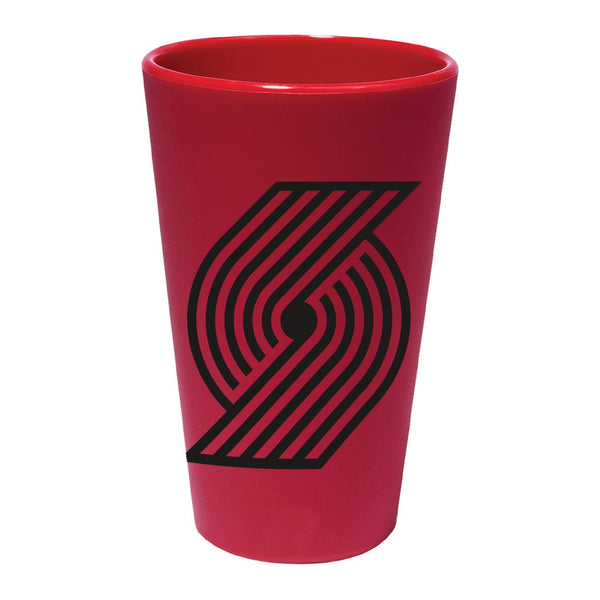 Portland Trail Blazers Color 16 oz Silicone Pint Glass