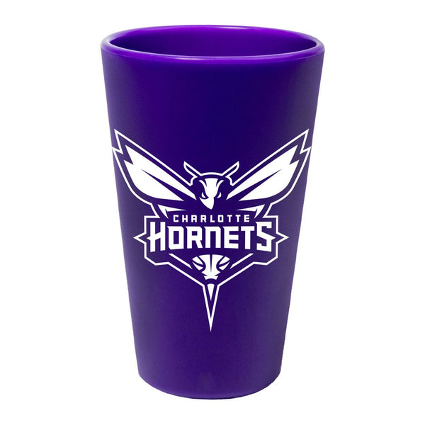 Charlotte Hornets 16 oz Silicone Pint Glass