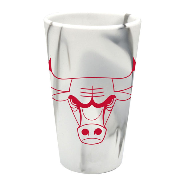 Chicago Bulls Fashion 16 oz Silicone Pint Glass