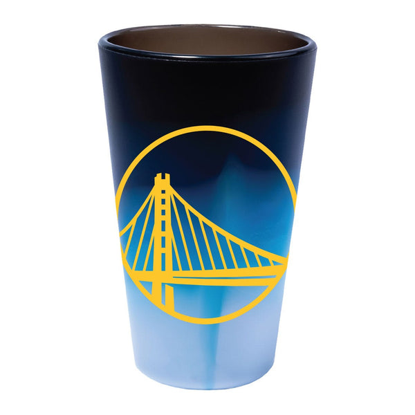 Golden State Warriors Fashion 16 oz Silicone Pint Glass