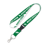 Wholesale-North Texas Mean Green Lanyard w/detachable buckle 1"