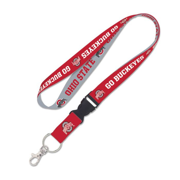 Wholesale-Ohio State Buckeyes Lanyard w/detachable buckle 1"