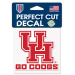 Wholesale-Houston Cougars SLOGAN Perfect Cut Color Decal 4" x 4"