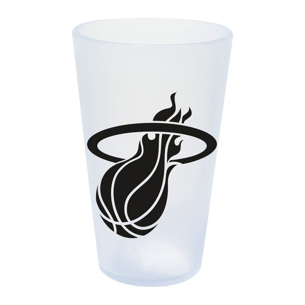 Miami Heat Icicle 16 oz Silicone Pint Glass