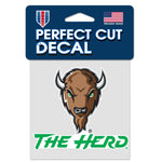 Marshall Thundering Herd Perfect Cut Color Decal 4" x 4"