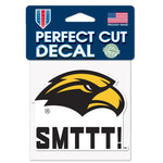 Wholesale-Southern Miss Golden Eagles SLOGAN Perfect Cut Color Decal 4" x 4"