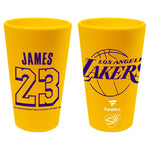 Los Angeles Lakers 16 oz Silicone Pint Glass LeBron James