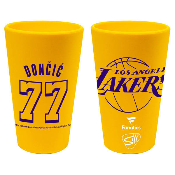 Los Angeles Lakers 16 oz Silicone Pint Glass Luka Doncic