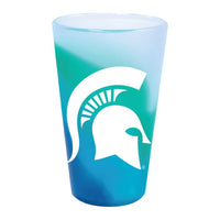 Wholesale-Michigan State Spartans 16 oz Silicone Pint Glass