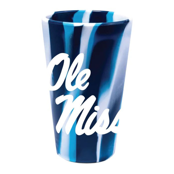 Wholesale-Ole Miss Rebels 16 oz Silicone Pint Glass