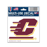 Wholesale-Central Michigan Chippewas Multi-Use Decal 3" x 4"