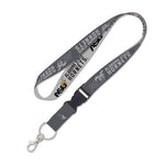 Wholesale-Alabama State Hornets CHARCOAL Lanyard w/detachable buckle 1"