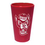 Wholesale-NC State Wolfpack 16 oz Silicone Pint Glass