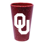 Wholesale-Oklahoma Sooners 16 oz Silicone Pint Glass