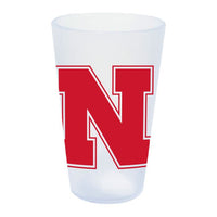 Wholesale-Nebraska Cornhuskers ICICLE 16 oz Silicone Pint Glass