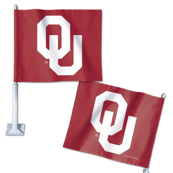 Wholesale-Oklahoma Sooners Car Flag 11.75" x 14"