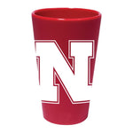 Wholesale-Nebraska Cornhuskers 16 oz Silicone Pint Glass