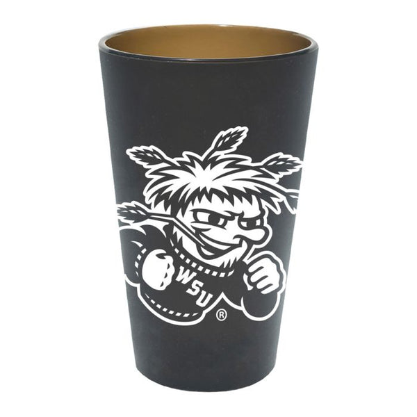 Wholesale-Wichita State Shockers SMOKE 16 oz Silicone Pint Glass