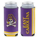 Wholesale-East Carolina Pirates 12 oz Slim Can Cooler