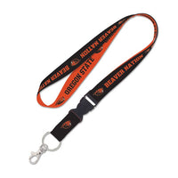 Wholesale-Oregon State Beavers Lanyard w/detachable buckle 1"