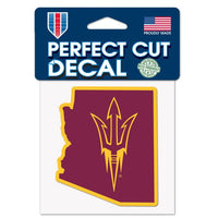 Wholesale-Arizona State Sun Devils Perfect Cut Color Decal 4" x 4"