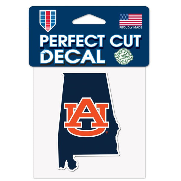 Auburn Tigers Perfect Cut Color Decal 4" x 4"