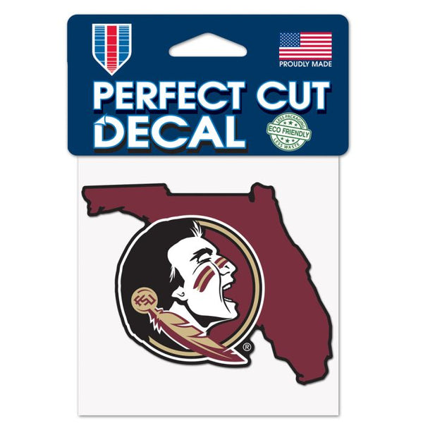 Wholesale-Florida State Seminoles Perfect Cut Color Decal 4" x 4"