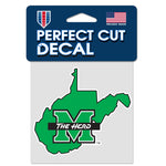 Marshall Thundering Herd Perfect Cut Color Decal 4" x 4"