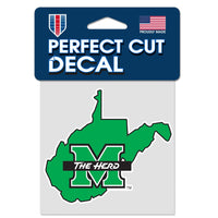 Marshall Thundering Herd Perfect Cut Color Decal 4" x 4"