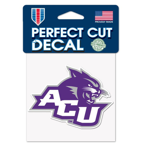Wholesale-Abilene Christian Wildcats Perfect Cut Color Decal 4" x 4"