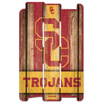 Wholesale-USC Trojans Wood Fence Sign