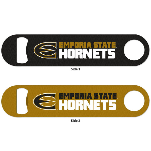 Emporia State Hornets Metal Bottle Opener 2 Sided