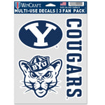 Wholesale-Brigham Young Cougars Multi Use 3 Fan Pack