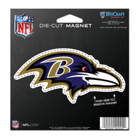 Baltimore Ravens Die Cut Magnet 4.5" x 6"