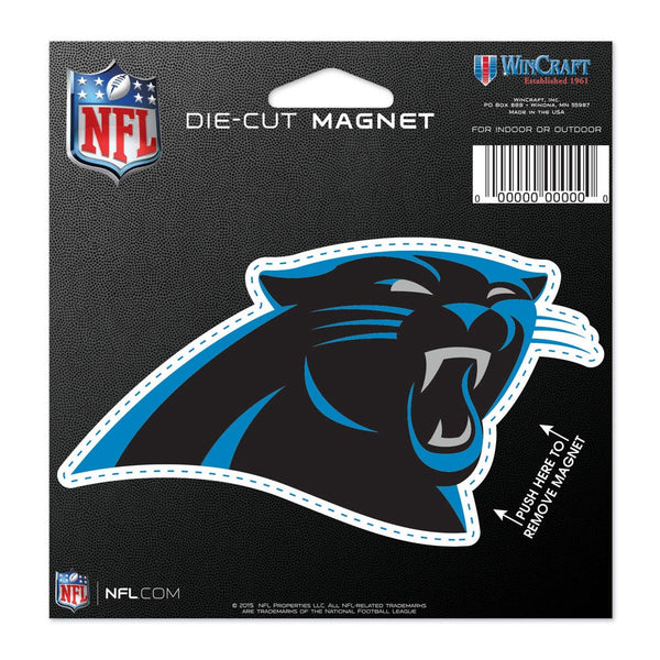 Carolina Panthers Die Cut Magnet 4.5" x 6"