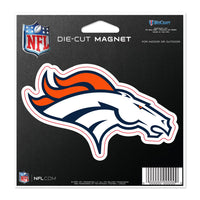 Denver Broncos Die Cut Magnet 4.5" x 6"