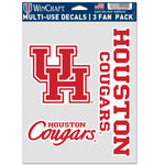 Wholesale-Houston Cougars Multi Use 3 Fan Pack