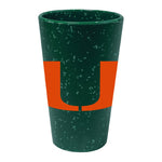Miami Hurricanes 16 oz Silicone Pint Glass