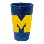 Michigan Wolverines 16 oz Silicone Pint Glass