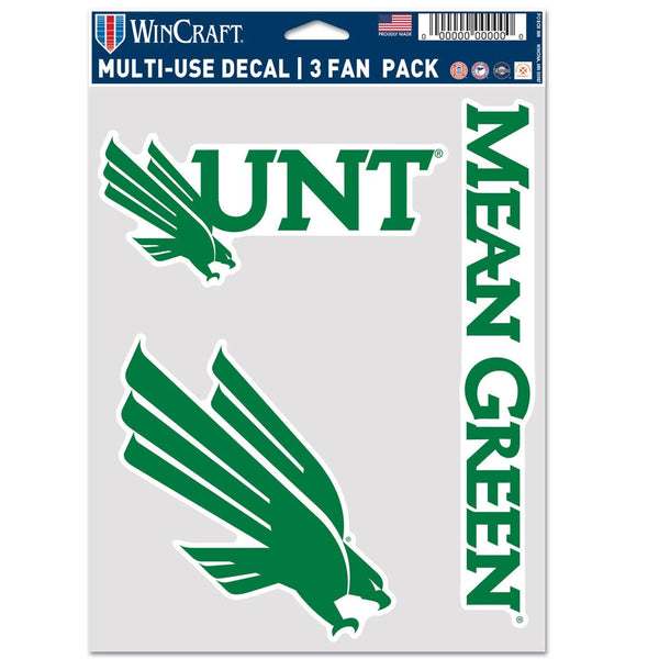 North Texas Mean Green Multi Use 3 Fan Pack