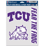 TCU Horned Frogs Multi Use 3 Fan Pack