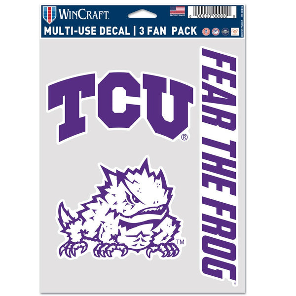 TCU Horned Frogs Multi Use 3 Fan Pack