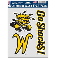 Wholesale-Wichita State Shockers Multi Use 3 Fan Pack