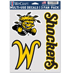 Wholesale-Wichita State Shockers Multi Use 3 FAN PACK