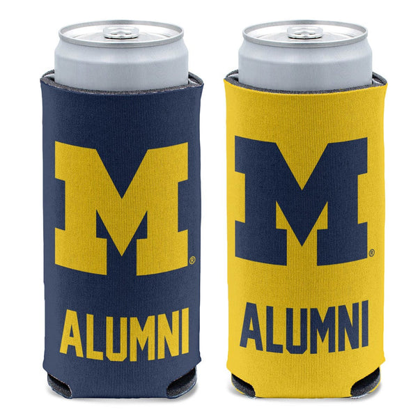 Michigan Wolverines 12 oz Slim Can Cooler