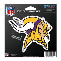 Minnesota Vikings Die Cut Magnet 4.5" x 6"