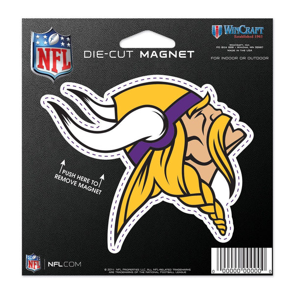 Minnesota Vikings Die Cut Magnet 4.5" x 6"