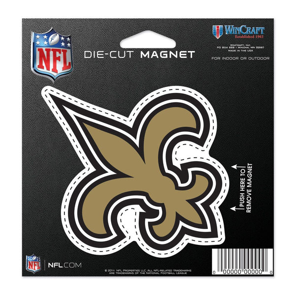 New Orleans Saints Die Cut Magnet 4.5" x 6"